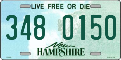 NH license plate 3480150