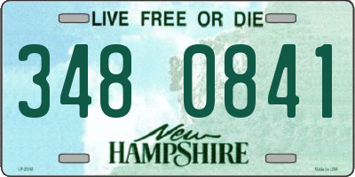 NH license plate 3480841
