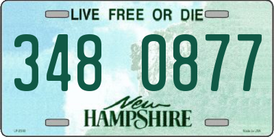 NH license plate 3480877