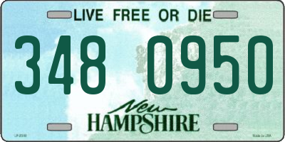 NH license plate 3480950