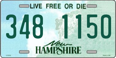 NH license plate 3481150