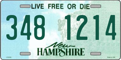 NH license plate 3481214