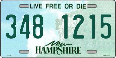 NH license plate 3481215