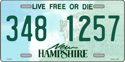 NH license plate 3481257