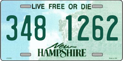 NH license plate 3481262