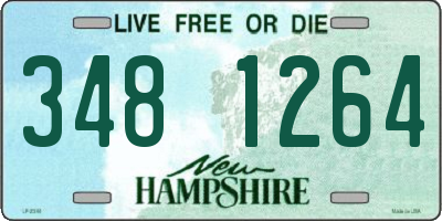 NH license plate 3481264