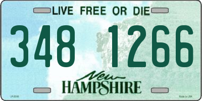 NH license plate 3481266