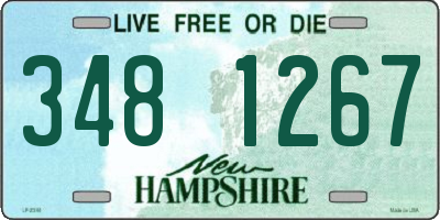 NH license plate 3481267