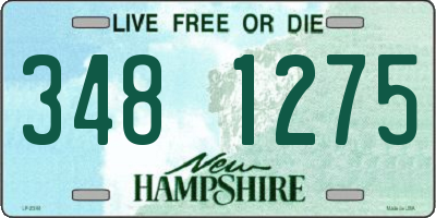 NH license plate 3481275