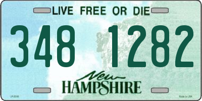 NH license plate 3481282