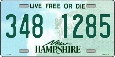 NH license plate 3481285