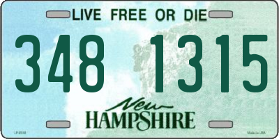 NH license plate 3481315