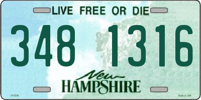 NH license plate 3481316