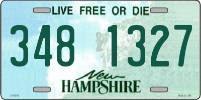 NH license plate 3481327