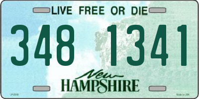 NH license plate 3481341