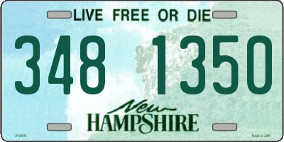 NH license plate 3481350