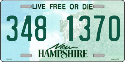 NH license plate 3481370