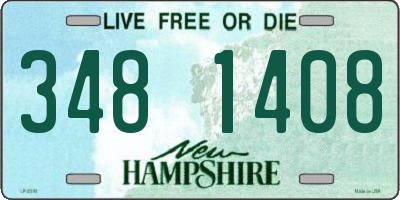 NH license plate 3481408