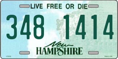 NH license plate 3481414