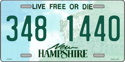 NH license plate 3481440