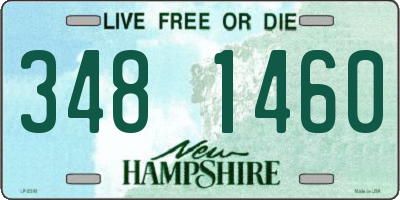 NH license plate 3481460