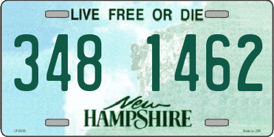 NH license plate 3481462