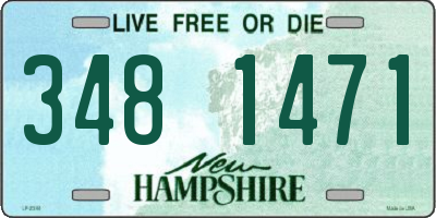 NH license plate 3481471