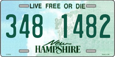 NH license plate 3481482