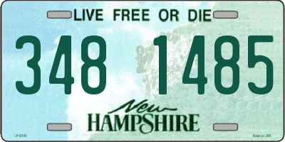 NH license plate 3481485