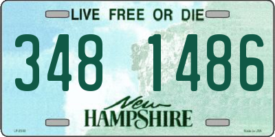 NH license plate 3481486