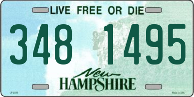 NH license plate 3481495