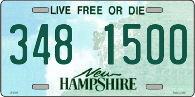 NH license plate 3481500