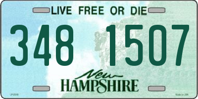 NH license plate 3481507