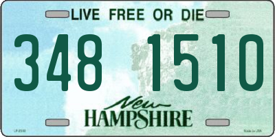 NH license plate 3481510