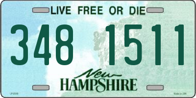 NH license plate 3481511
