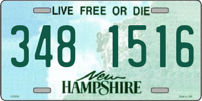 NH license plate 3481516