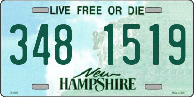 NH license plate 3481519