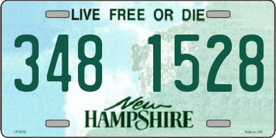 NH license plate 3481528
