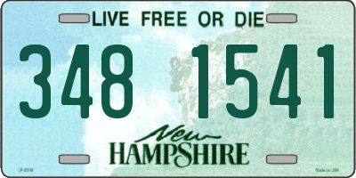 NH license plate 3481541