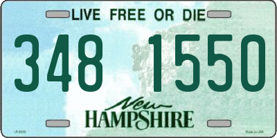 NH license plate 3481550