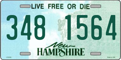NH license plate 3481564