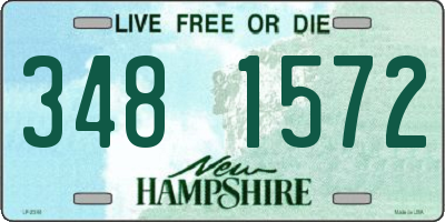 NH license plate 3481572