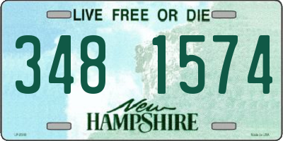 NH license plate 3481574