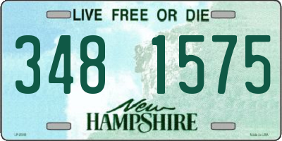 NH license plate 3481575