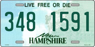 NH license plate 3481591