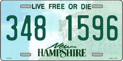 NH license plate 3481596