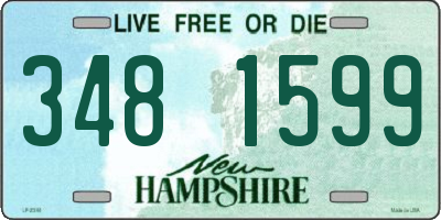NH license plate 3481599