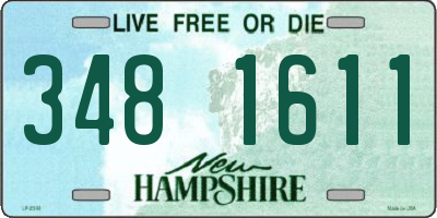 NH license plate 3481611