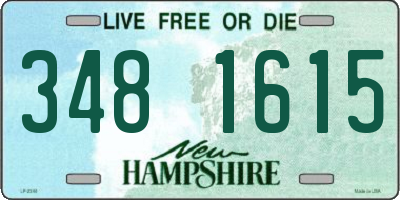 NH license plate 3481615