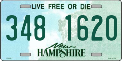 NH license plate 3481620